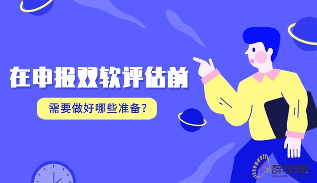 在申報雙軟評估前需要做好哪些準備？