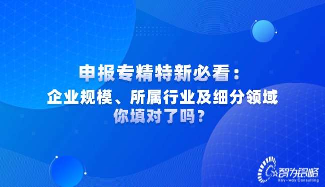 申報(bào)專精特新必看：企業(yè)規(guī)模、所屬行業(yè)及細(xì)分領(lǐng)域你填對(duì)了嗎？.jpg