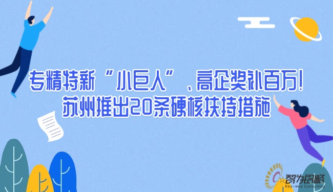 專精特新“小巨人”、高企獎(jiǎng)補(bǔ)百萬！蘇州推出20條硬核扶持措施.jpg